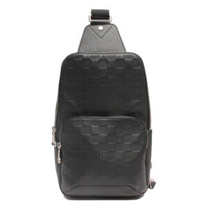 Louis Vuitton Avenue Sling Bag Damier Infini Black Noir Black